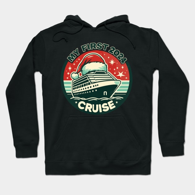 My First Cruise 2024 Hoodie by TomFrontierArt